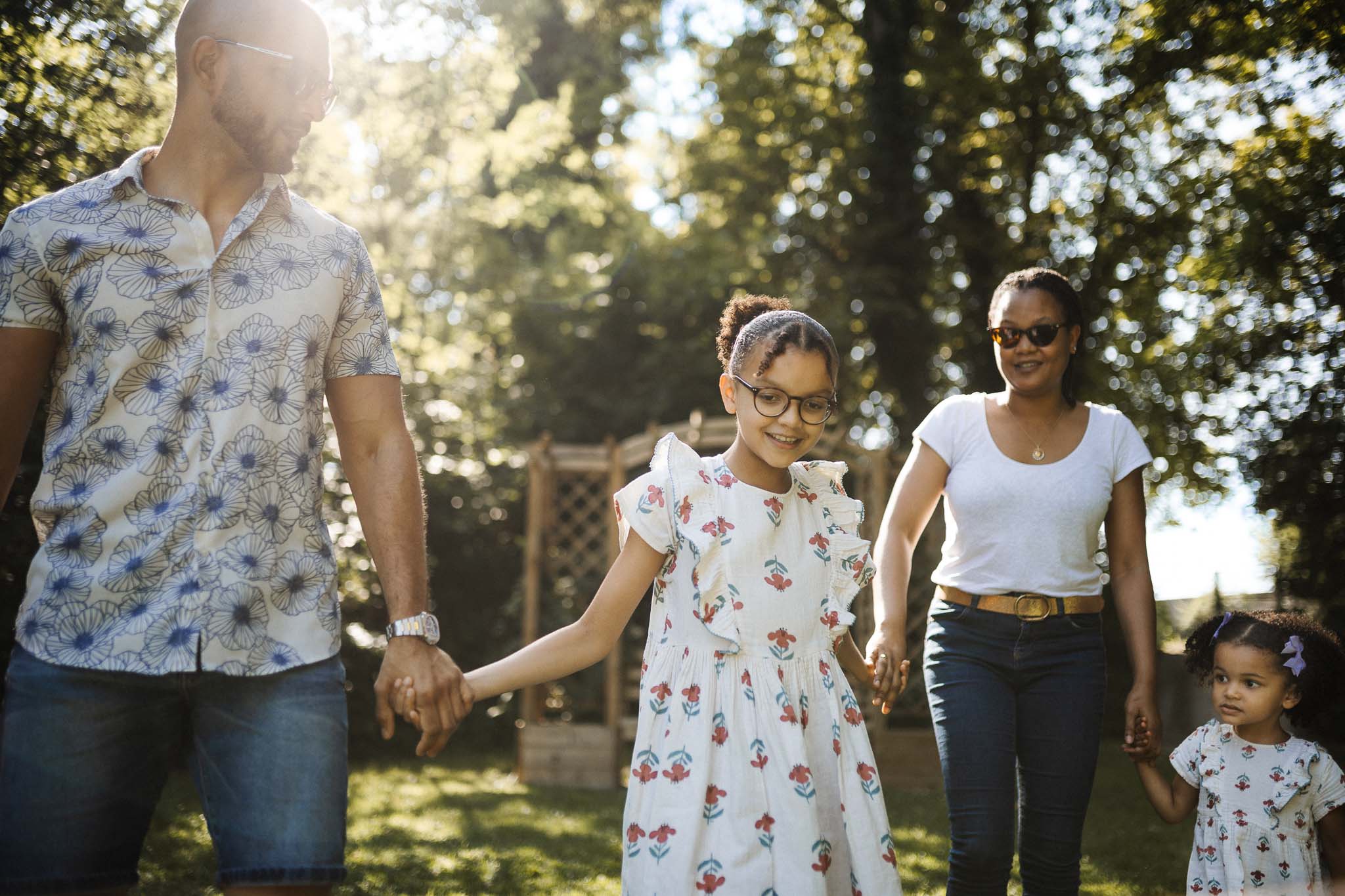 Famille au soleil