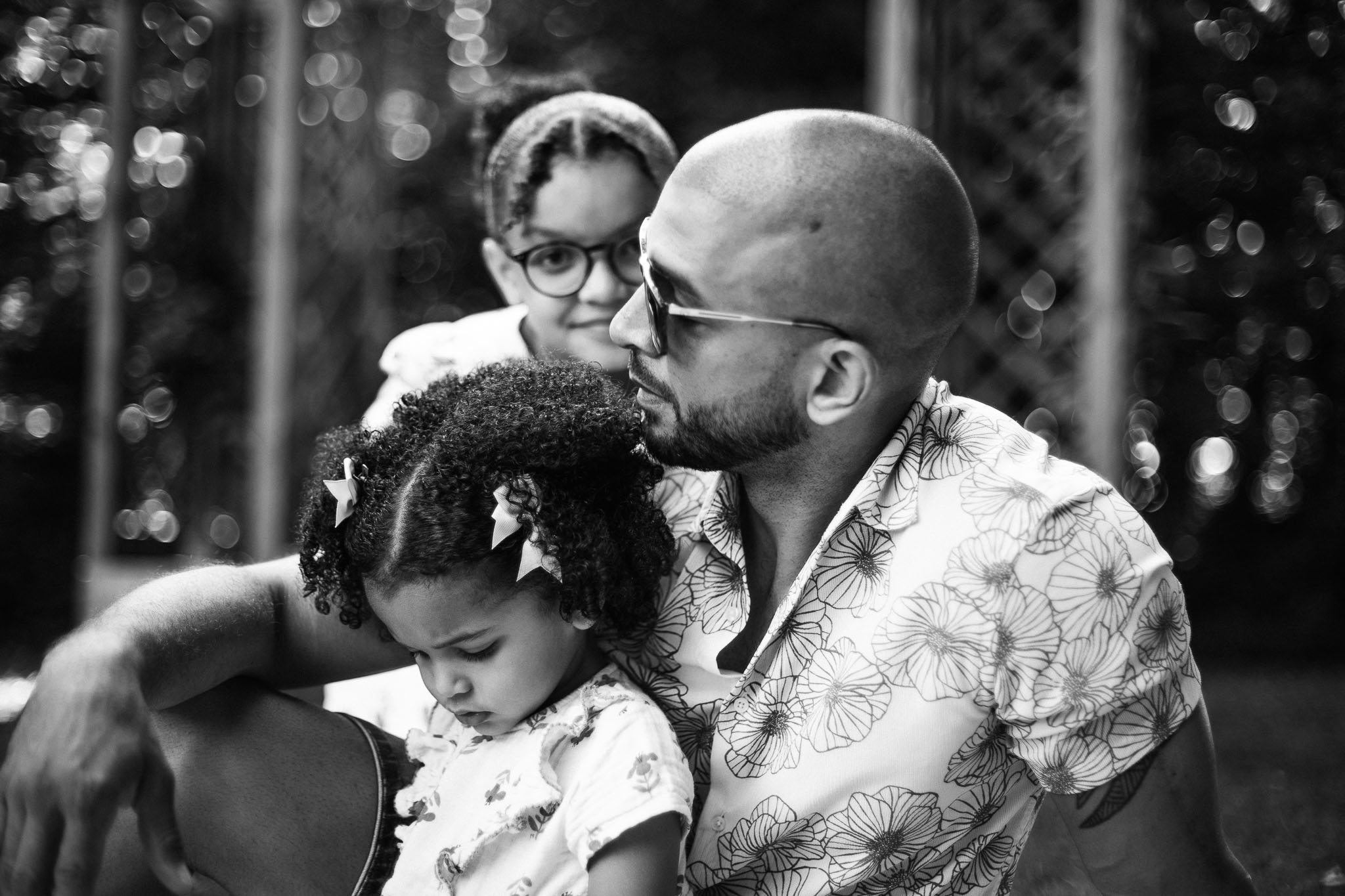 Famille noir et blanc
