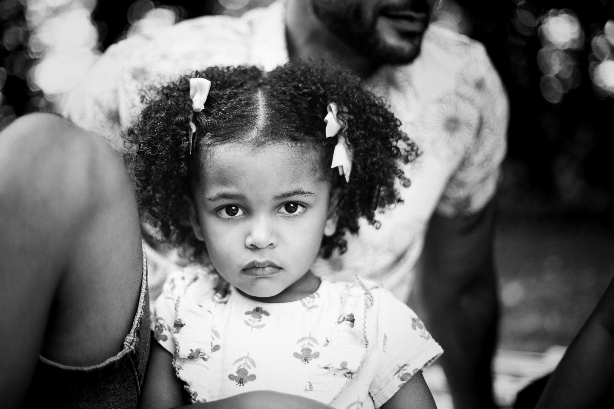 Fille noir et blanc
