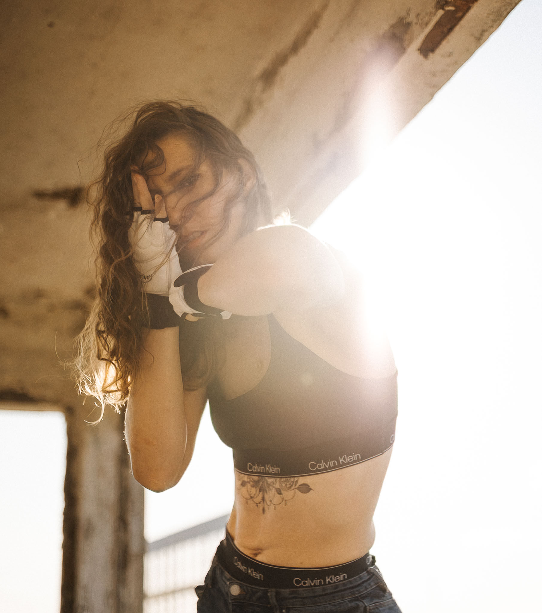 Cécile boxe